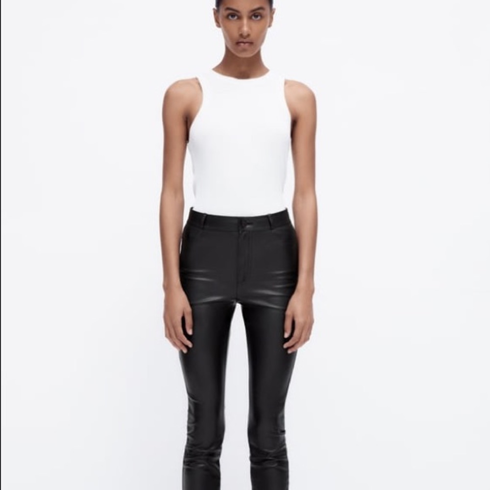 Zara Leather Leggings